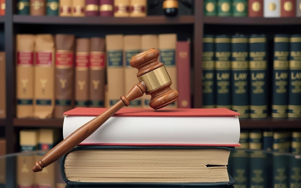 Gavel and law books symbolizing jurisdiction